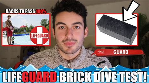 how hard is the lifeguard brick test|lifeguard multiple choice test.